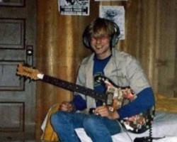 Kurt Cobain dans sa chambre à 18 ans